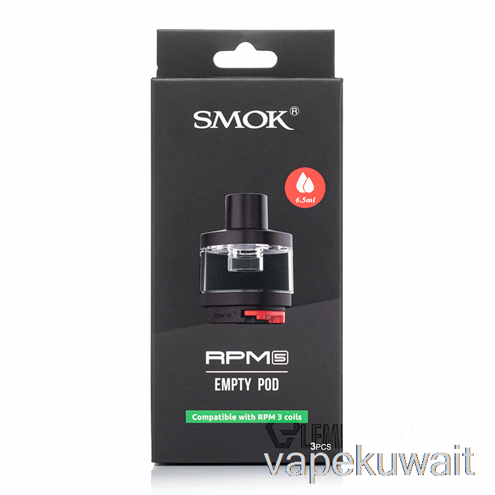 سموك Rpm 5 استبدال جراب 6.5 مل Rpm 5 Pods Vape Pod Kits